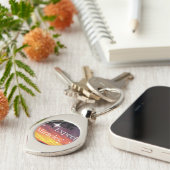 Porte-clés Attendez-vous à Miracles Sparkle Sunset Inspiratio (Côté )