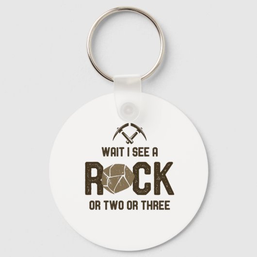 Porte-clés Attends De Voir Un Rock (Recto)