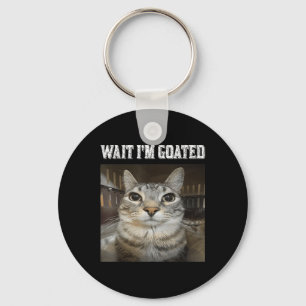 Porte-clés Attends, Je Suis Chat Humour Mème