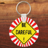 Porte-clés attention (Recto)