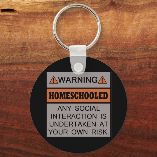 Porte-clés Attention! À l'école ! (Recto)