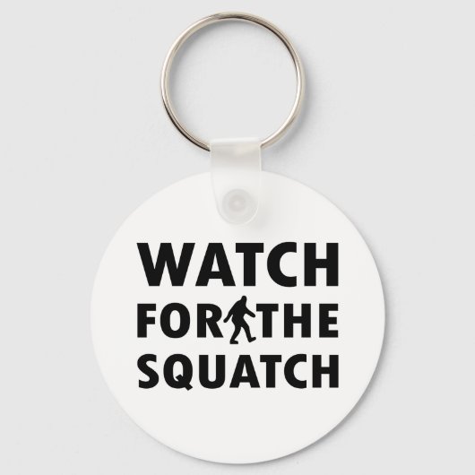 Porte-clés Attention à Squatch (Recto)