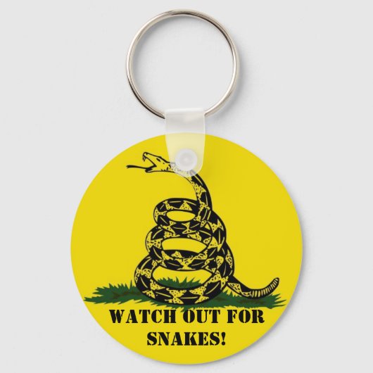 Porte-clés Attention aux serpents ! (Recto)