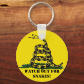 Porte-clés Attention aux serpents ! (Recto)