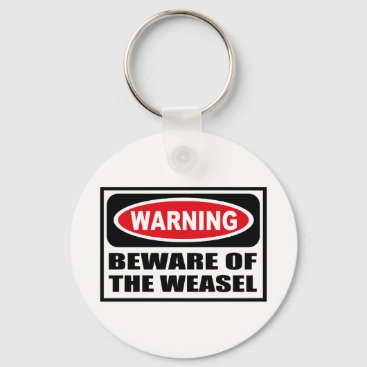PORTE-CLÉS ATTENTION DU PORTE - CLÉ WEASEL (Recto)