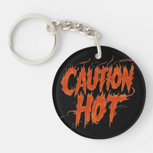 Porte-clés Attention Hot