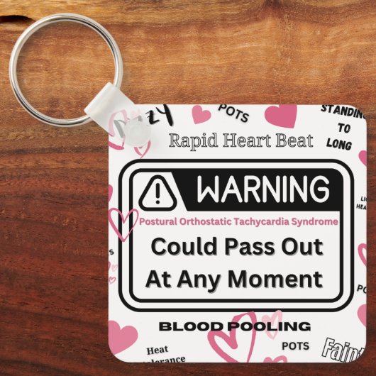 Porte-clés Attention! Pourrait se passer (Recto)