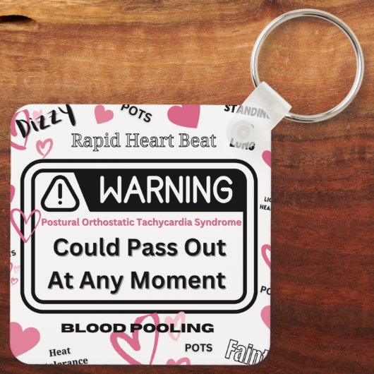 Porte-clés Attention! Pourrait se passer (Verso)