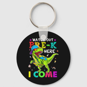 Porte-clés Attention préscolaire, j'arrive Dinosaures Byck À
