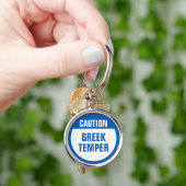 Porte-clés Attention Temper grec (main)