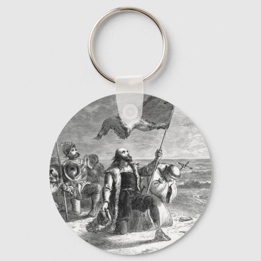 Porte-clés Atterrissage Christopher-Columbus (Recto)