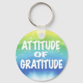 Porte-clés Attitude de gratitude (Recto)