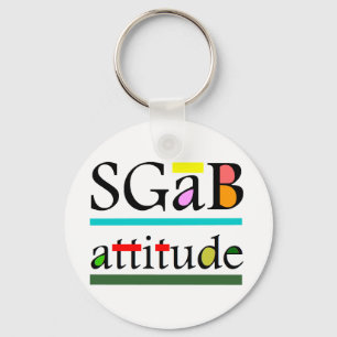 Porte-clés Attitude de sgab