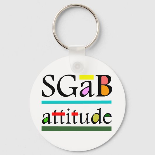Porte-clés Attitude de sgab (Recto)