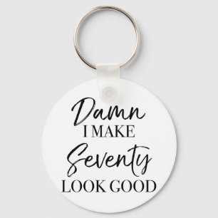 Porte-clés Attitude du 70e anniversaire