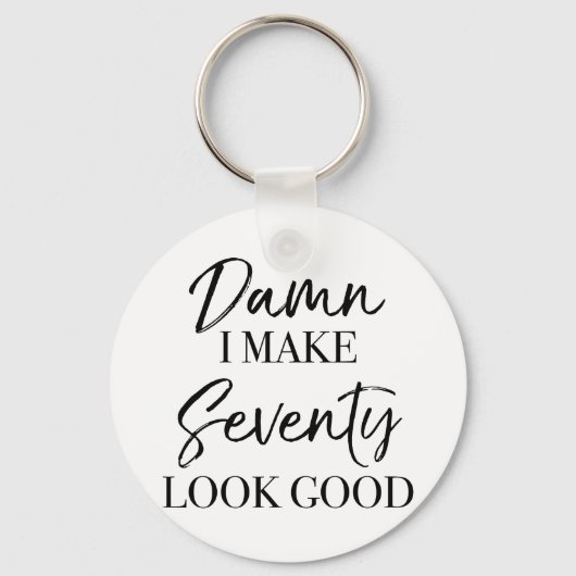 Porte-clés Attitude du 70e anniversaire (Recto)