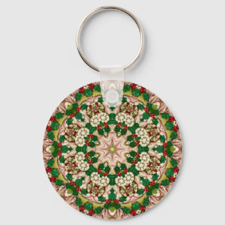 Porte-clés ATTRACTIVE ~ TONS Vert Rouge ~ Cercle de clé
