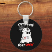 Porte-clés Au-Dessus De Cette Feuille De Boite Fun Ghost Nurs (Recto)