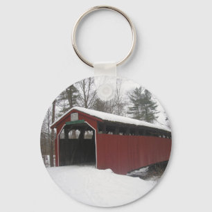 Porte-clés "Au-dessus de la rivière et à travers les bois"