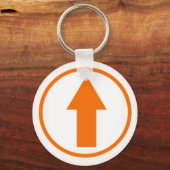 Porte-clés Au-dessus de l'influence - Orange (Recto)