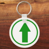 Porte-clés Au-dessus de l'influence - Vert (Recto)