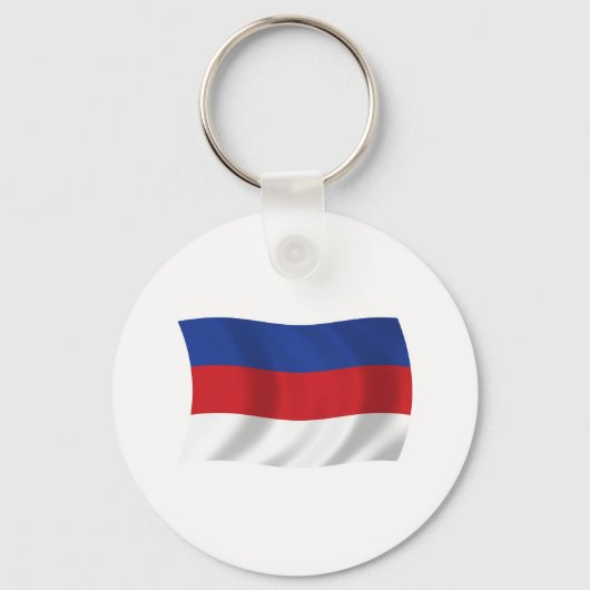 Porte-clés au drapeau sorabe (Recto)