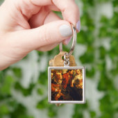 Porte-clés Au marché (main)