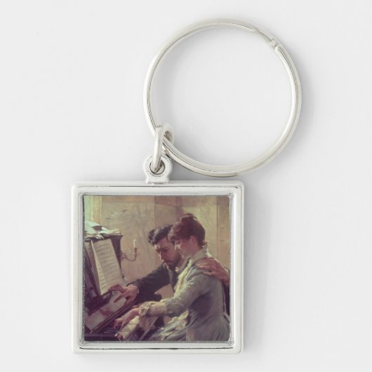 Porte-clés Au piano (Devant)