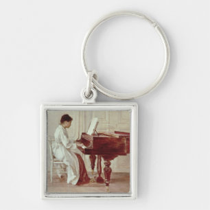 Porte-clés Au piano, 1887 (huile sur la toile)