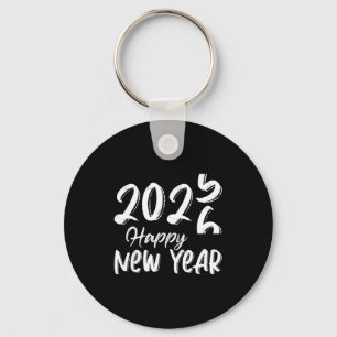Porte-clés Au revoir 2025 Bonjour 2026 Bonne Année Nouvel An
