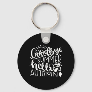 Porte-clés Au revoir l'été Bonjour l'automne La nature automn