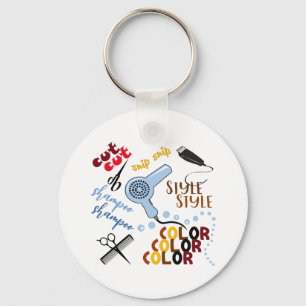 Porte-clés Au Salon Des Cheveux