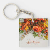 Porte-clés Auburn Thankfulness Floral (Devant)