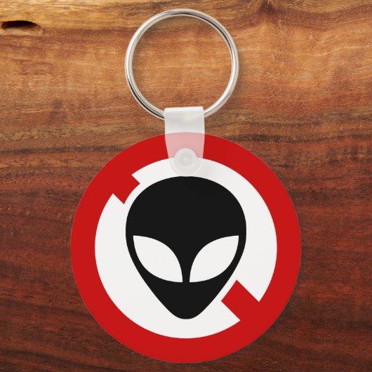 PORTE-CLÉS AUCUN ALIEN (Verso)