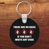 Porte-clés Aucun bogue Aucun code (Recto)
