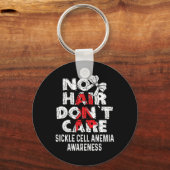 Porte-clés AUCUN Cheveux - Sickcell Anemia Sensibilisation So (Recto)
