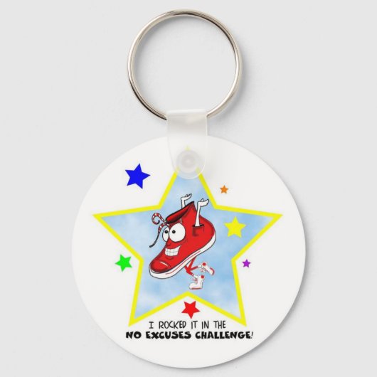 Porte-clés AUCUN Porte - clé de défi EXCUSES (Recto)