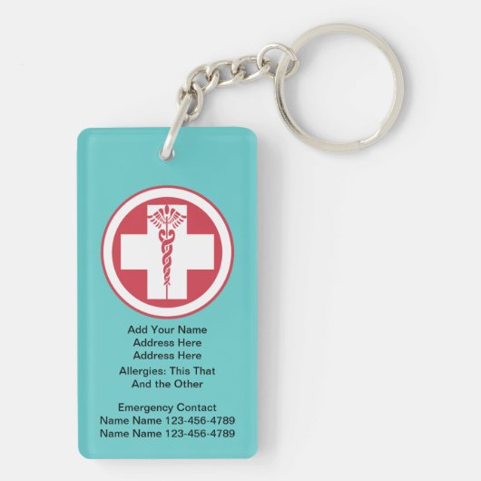 Porte-clés Aucun sang - directive avancée (Dos)