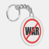 Porte-clés Aucun symbole de guerre (Devant gauche)