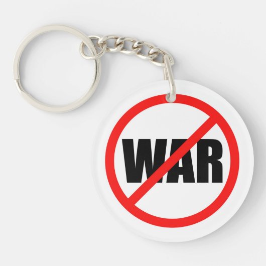 Porte-clés Aucun symbole de guerre (Devant)