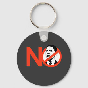 Porte-clés Aucun T-shirts d'Obama/Anti-Obama