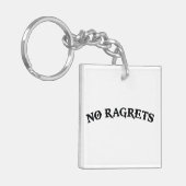 Porte-clés Aucun tatouage de regrets de Ragrets Mispelled (Devant gauche)