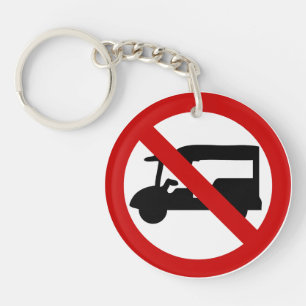 Porte-clés AUCUN TAXI Tuk-Tuk ⚠ Route de Thaïlande ⚠