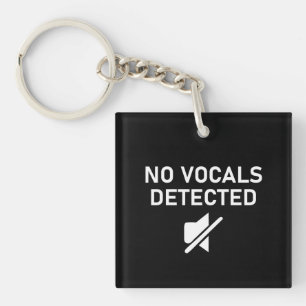 Porte-clés Aucun volume détecté Conception audio minimale
