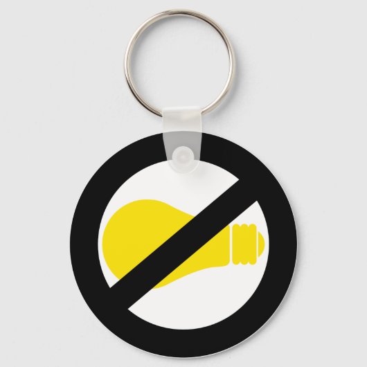 Porte-clés aucune ampoule à incandescence (Recto)