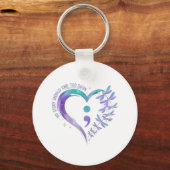 Porte-clés 💜 Aucune Histoire Ne Devrait Se Terminer Trop Tôt (Recto)