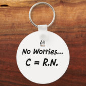 Porte-clés Aucune inquiétude C=RN (Recto)