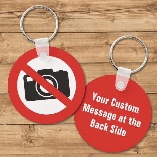 Porte-clés Aucune photo autorisée Porte - clé