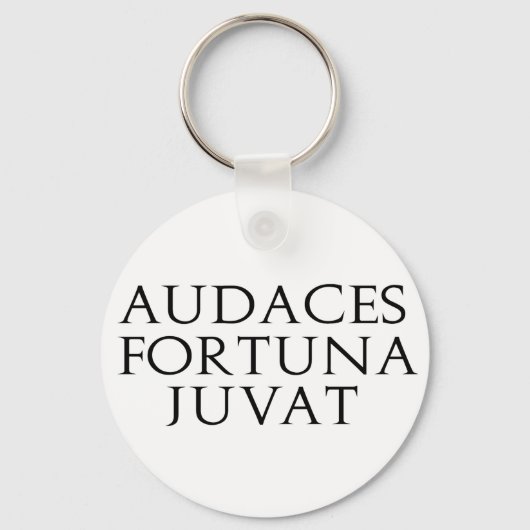Porte-clés Audaces Fortuna Juvat (Recto)