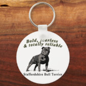 Porte-clés Audacieux, sans peur et totalement fiable (Recto)